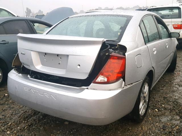 1G8AK52F44Z178521 - 2004 SATURN ION LEVEL SILVER photo 4