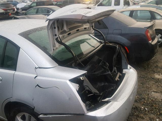 1G8AK52F44Z178521 - 2004 SATURN ION LEVEL SILVER photo 9