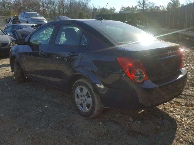 1G1JA5SG9F4211586 - 2015 CHEVROLET SONIC LS BLUE photo 3