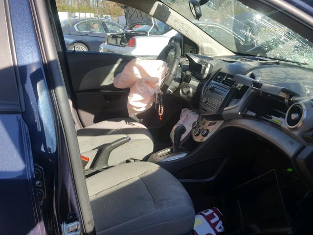 1G1JA5SG9F4211586 - 2015 CHEVROLET SONIC LS BLUE photo 5