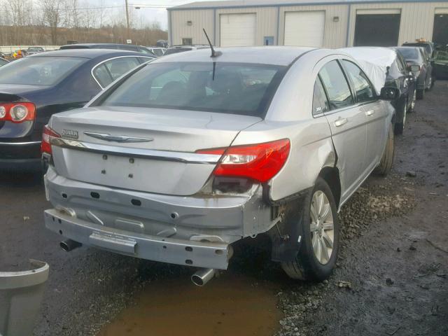 1C3CCBBG9CN161145 - 2012 CHRYSLER 200 TOURIN SILVER photo 4