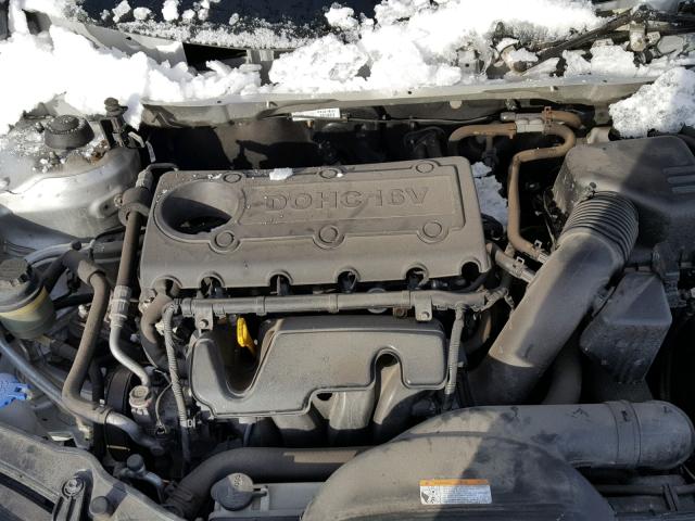 KNAFU6A21C5567906 - 2012 KIA FORTE EX SILVER photo 7