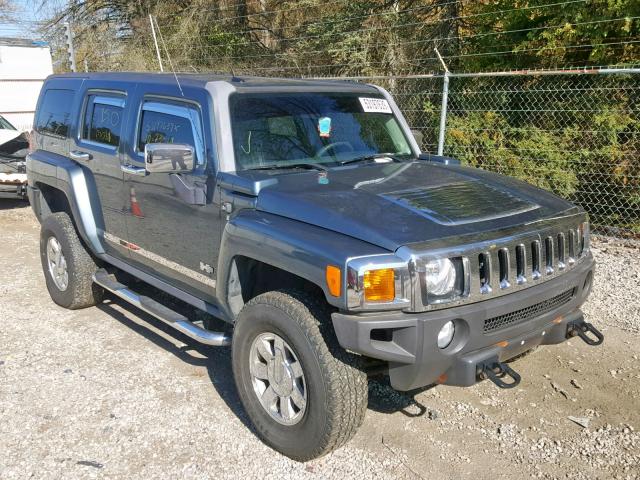 5GTDN13E178146511 - 2007 HUMMER H3 GREEN photo 1