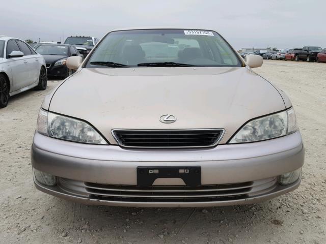 JT8BF28G3X0223825 - 1999 LEXUS ES 300 TAN photo 9