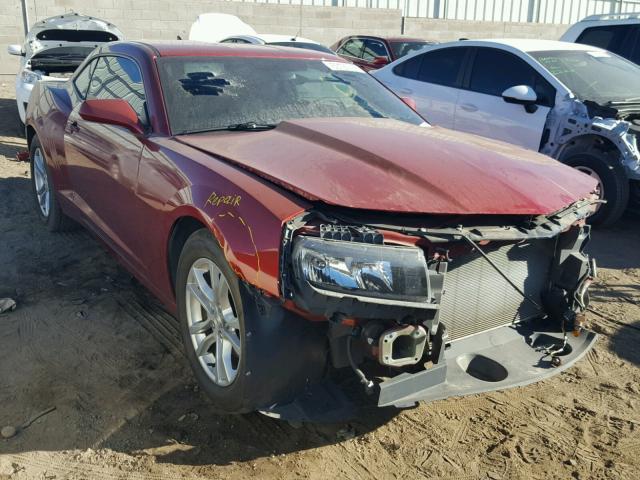 2G1FA1E31E9244293 - 2014 CHEVROLET CAMARO LS RED photo 1