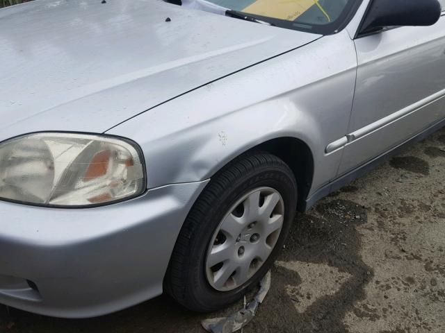 2HGEJ6618YH602255 - 2000 HONDA CIVIC BASE Boz foto 9