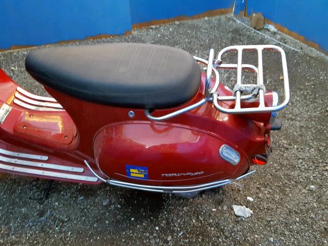 L5YTCKPA2E1125400 - 2014 ZHON SCOOTER RED photo 6