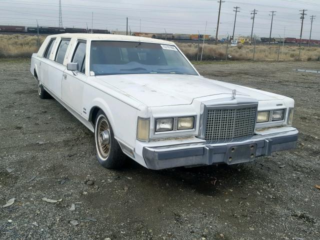 1LNBM81F8HY653148 - 1987 LINCOLN TOWN CAR WHITE photo 1