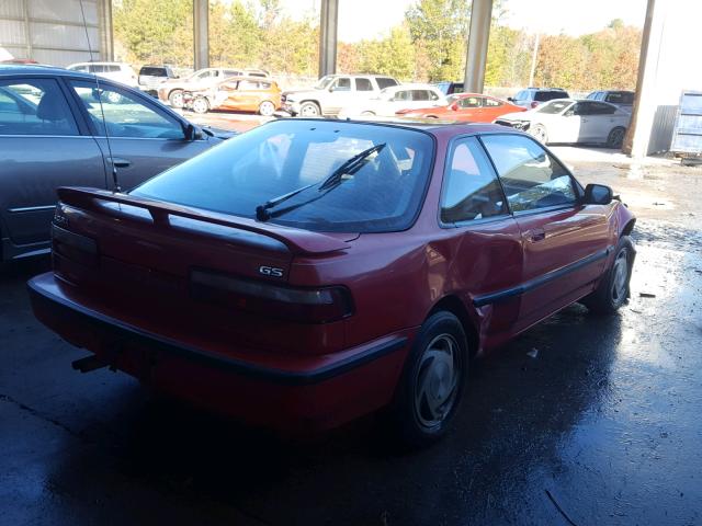 JH4DA9361LS009297 - 1990 ACURA INTEGRA GS RED photo 4