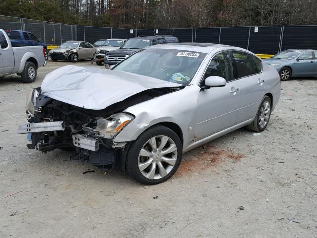 JNKAY01F96M253110 - 2006 INFINITI M35 BASE SILVER photo 2