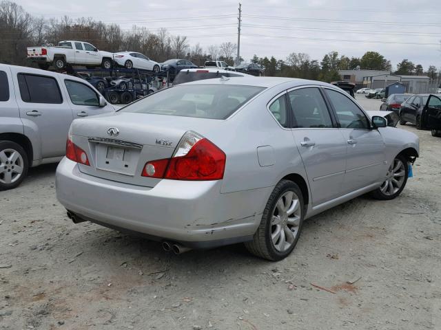 JNKAY01F96M253110 - 2006 INFINITI M35 BASE SILVER photo 4