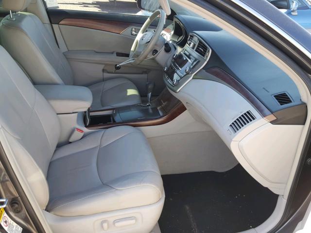 4T1BK3DB9BU380835 - 2011 TOYOTA AVALON BAS 石墨色 照片 5
