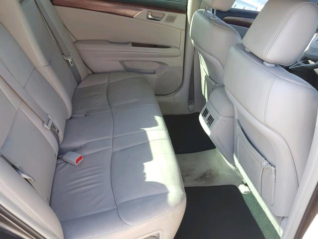 4T1BK3DB9BU380835 - 2011 TOYOTA AVALON BAS 石墨色 照片 6