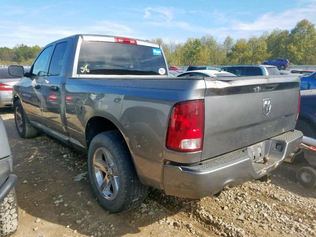 1C6RD6FTXCS229091 - 2012 DODGE RAM 1500 S GRAY photo 3