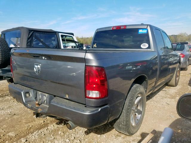 1C6RD6FTXCS229091 - 2012 DODGE RAM 1500 S GRAY photo 4