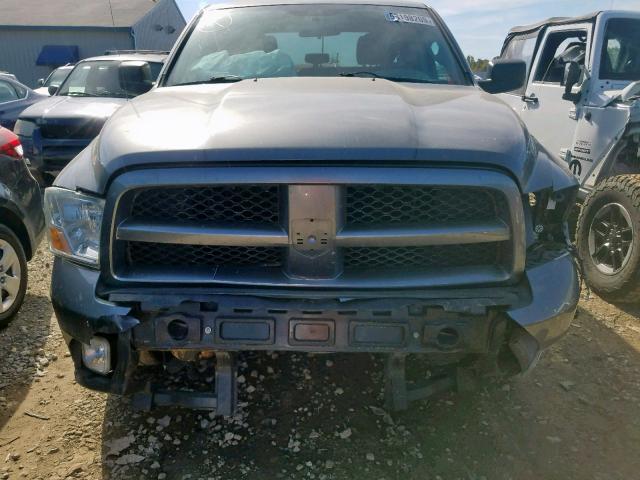 1C6RD6FTXCS229091 - 2012 DODGE RAM 1500 S GRAY photo 9