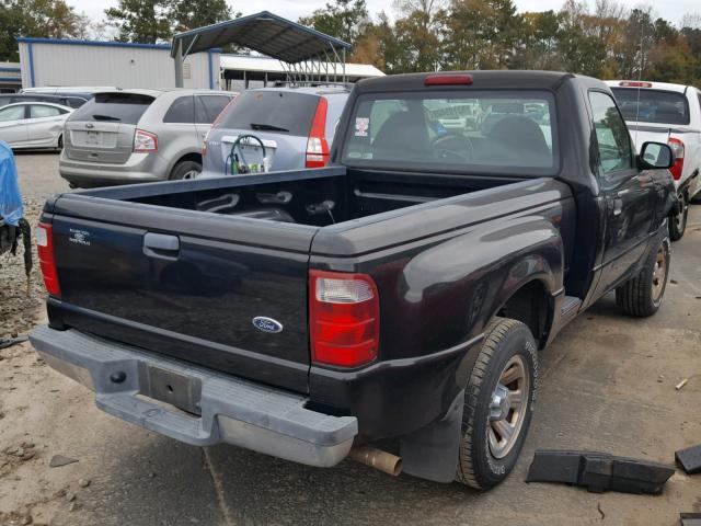 1FTYR10D43PA97295 - 2003 FORD RANGER BLACK photo 4