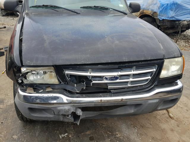 1FTYR10D43PA97295 - 2003 FORD RANGER BLACK photo 9