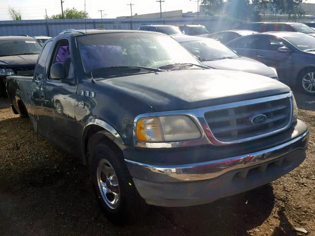 1FTZX17281NB67792 - 2001 FORD F150 GREEN photo 1