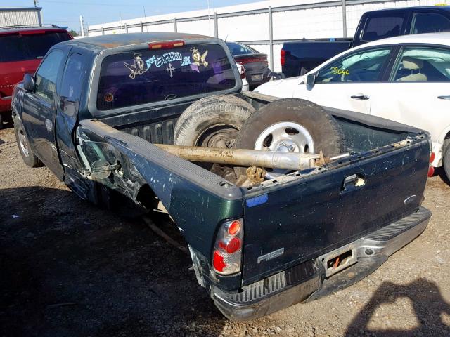 1FTZX17281NB67792 - 2001 FORD F150 GREEN photo 3
