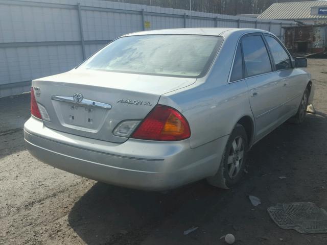 4T1BF28B4YU080833 - 2000 TOYOTA AVALON XL GRAY photo 4