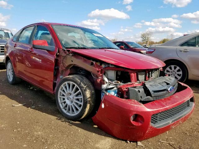 1FAHP3GN1AW135820 - 2010 FORD FOCUS SES RED photo 1