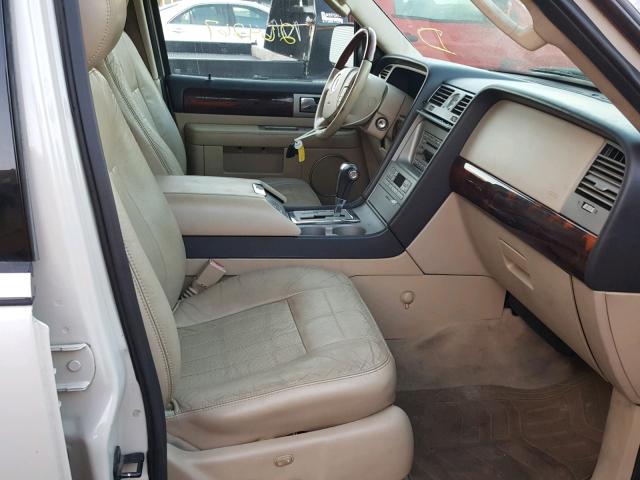 5LMFU27516LJ12849 - 2006 LINCOLN NAVIGATOR BEIGE photo 5