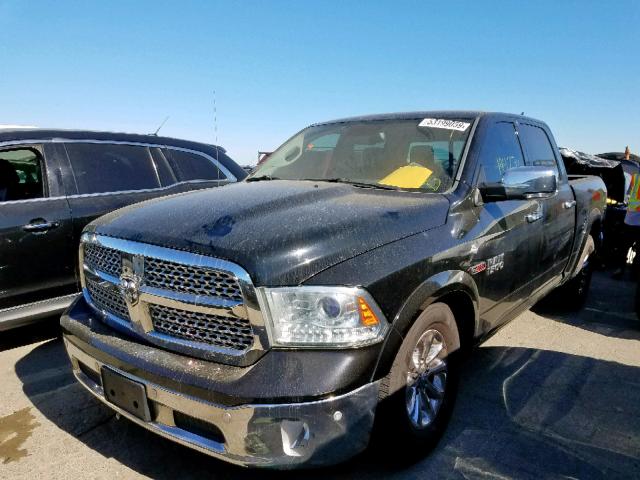 1C6RR7NM7ES414302 - 2014 RAM 1500 LARAM BLACK photo 2