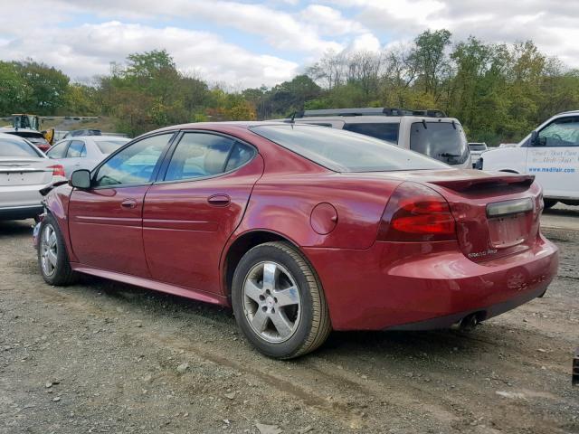 2G2WR554X71221035 - 2007 PONTIAC GRAND PRIX RED photo 3