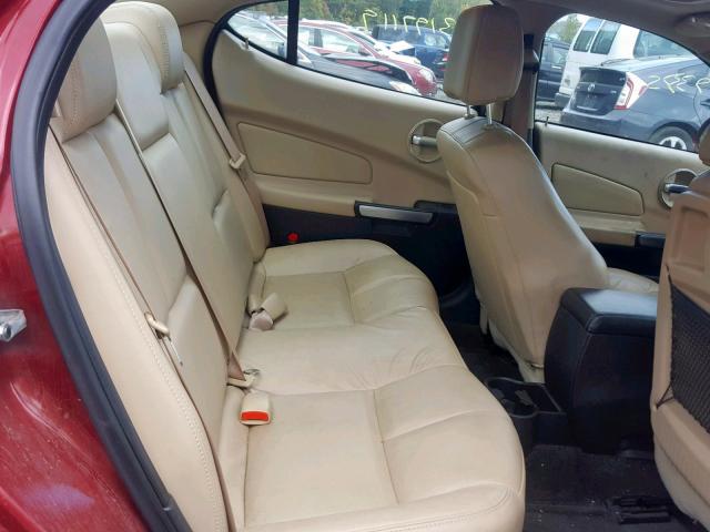 2G2WR554X71221035 - 2007 PONTIAC GRAND PRIX RED photo 6