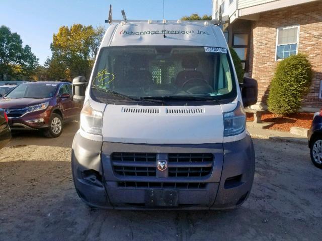 3C6TRVBD2EE125863 - 2014 RAM PROMASTER WHITE photo 9