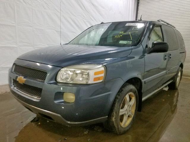 1GNDX33L75D221834 - 2005 CHEVROLET UPLANDER L BLUE photo 2