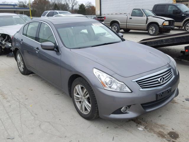 JN1DV6AR9CM861390 - 2012 INFINITI G25 GRAY photo 1