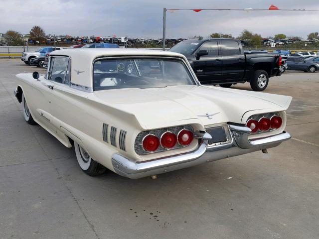 0Y71Y105077 - 1960 FORD T BIRD WHITE photo 3