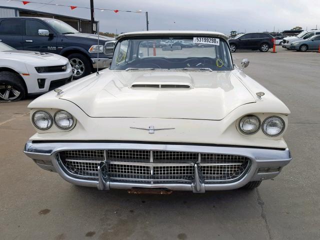 0Y71Y105077 - 1960 FORD T BIRD WHITE photo 9