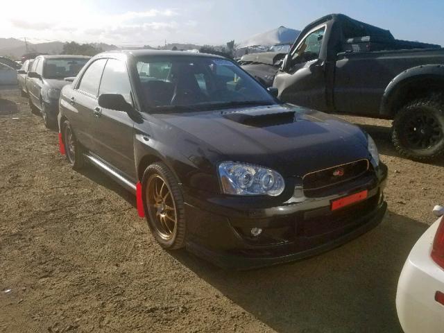 JF1GD29605H514371 - 2005 SUBARU IMPREZA WR BLACK photo 1