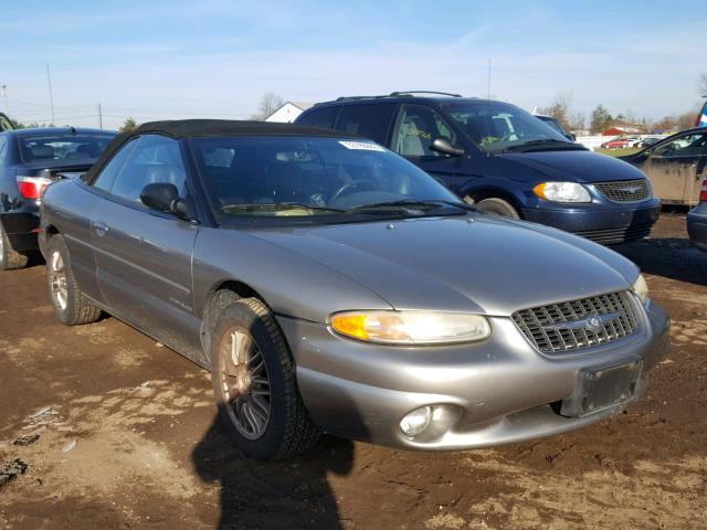 3C3EL55HXWT272306 - 1998 CHRYSLER SEBRING JX SILVER photo 1