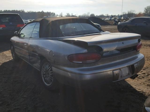 3C3EL55HXWT272306 - 1998 CHRYSLER SEBRING JX SILVER photo 3