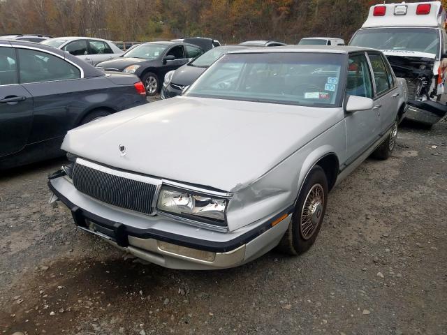 1G4HP54C0MH475375 - 1991 BUICK LESABRE CU SILVER photo 2