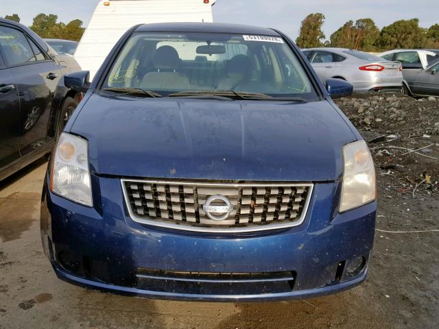 3N1AB61E07L664245 - 2007 NISSAN SENTRA 2.0 BLUE photo 9