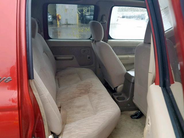 1N6ED27Y5YC387394 - 2000 NISSAN FRONTIER C RED photo 6