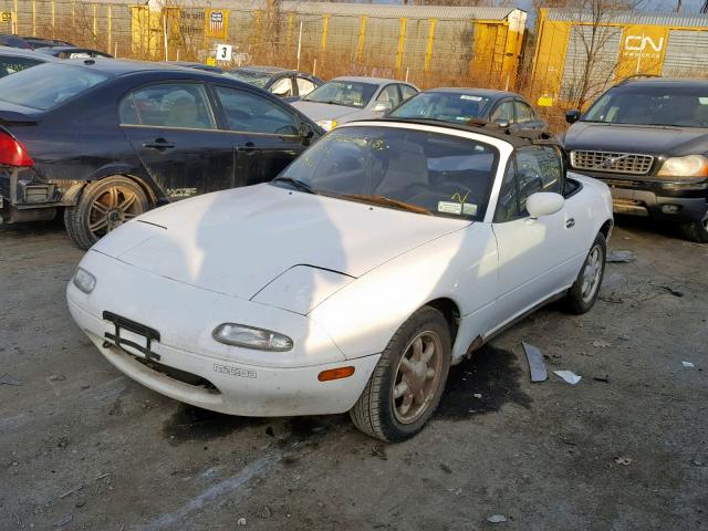 JM1NA3511N0306038 - 1992 MAZDA MX-5 MIATA WHITE photo 2