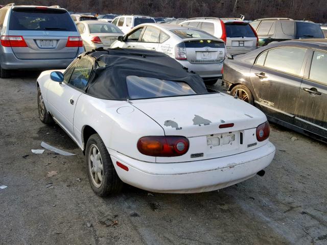 JM1NA3511N0306038 - 1992 MAZDA MX-5 MIATA WHITE photo 3