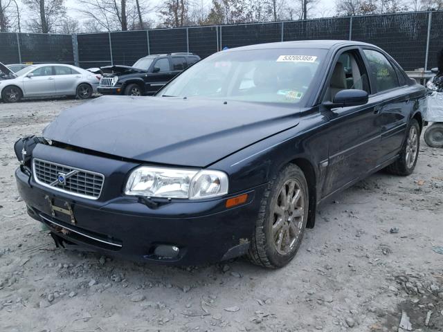 YV1TS592451409929 - 2005 VOLVO S80 2.5T BLUE photo 2