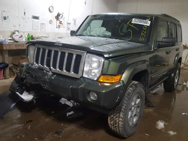 1J8HG48K57C630948 - 2007 JEEP COMMANDER Yaşıl foto 2