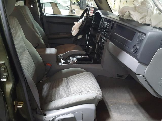 1J8HG48K57C630948 - 2007 JEEP COMMANDER Yaşıl foto 5