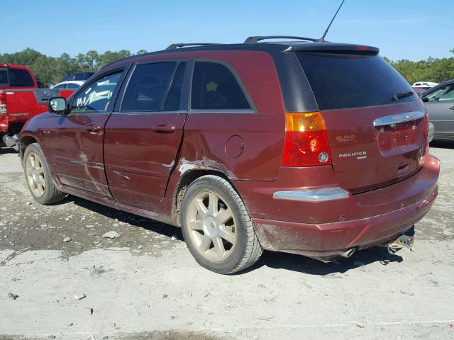 2A8GF78X07R328096 - 2007 CHRYSLER PACIFICA L MAROON photo 3