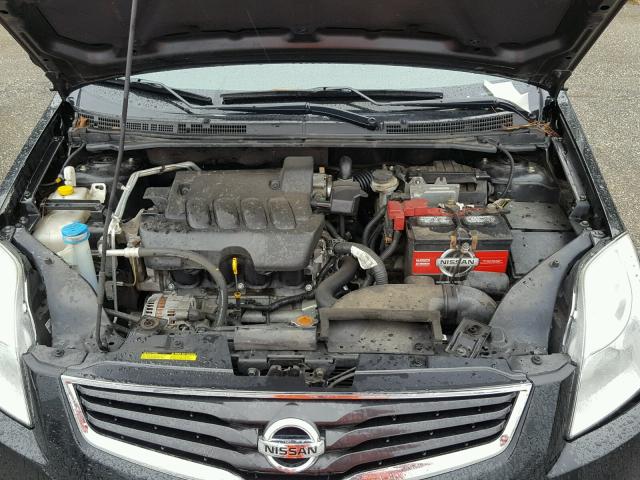 3N1AB6AP5CL666908 - 2012 NISSAN SENTRA 2.0 BLACK photo 7