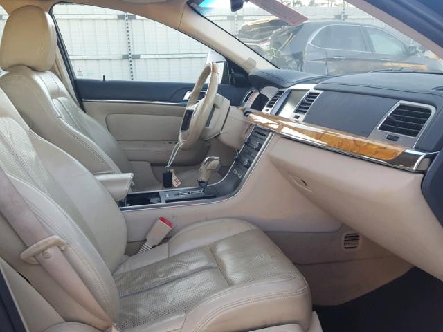 1LNHM93R29G609533 - 2009 LINCOLN MKS BLACK photo 5