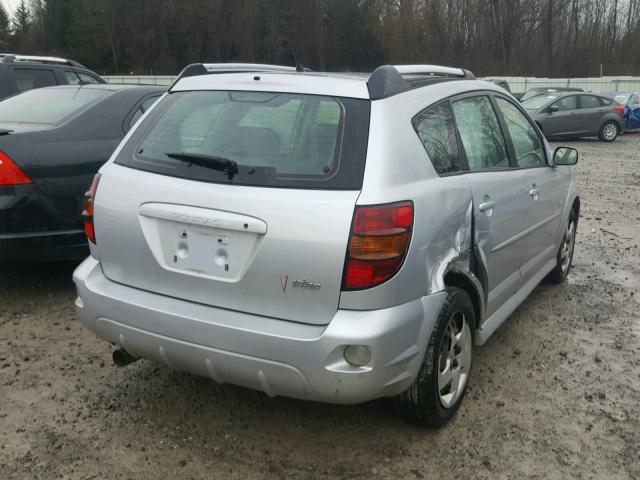 5Y2SL678X8Z423884 - 2008 PONTIAC VIBE SILVER photo 4